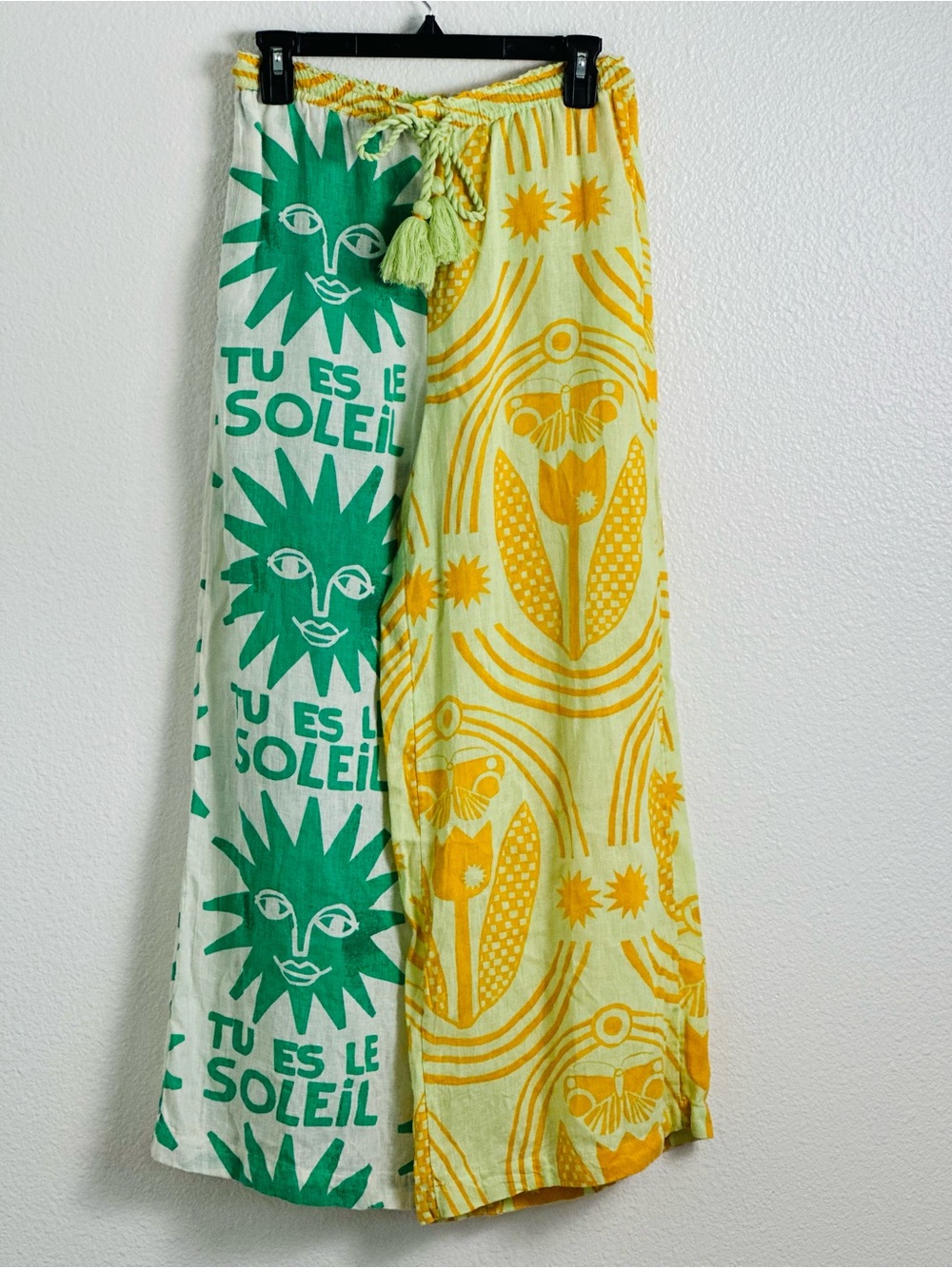 Anthropologie Anisa Makhoul Printed Wide Leg Pants Size 2XS - Picture 3 of 9